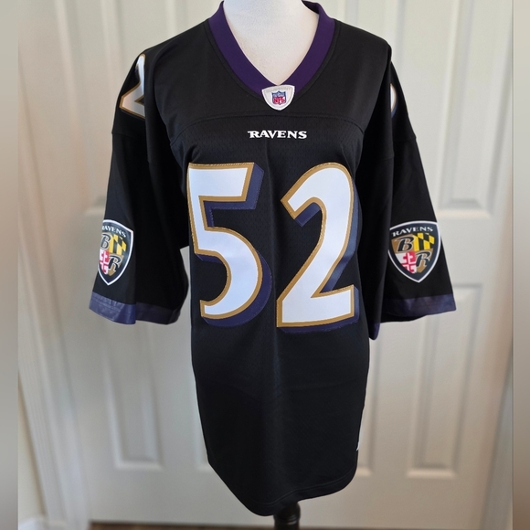 NFL Other - Mitchell & Ness Baltimore Ravens Ray Lewis #52 NFL Legacy Jersey 48 XL Throwback